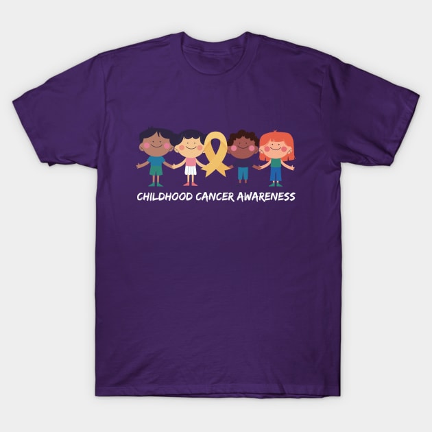 Childhood Cancer Awareness T-Shirt by sanavoc